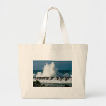 Wave Crashing over Shark's Cove Bags