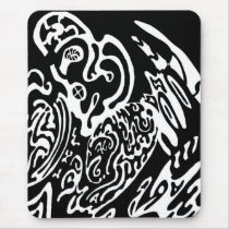 "Wave Creature" digital abstract mousepads by RLMdesignes "Wave Creature" digital abstract mousepads