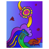 Wave Fish flyers by starryseas Wave Fish flyers