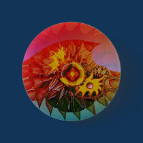 Wave flower buttons by talisbird Wave flower buttons