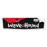 Wave Hound Bumper Sticker