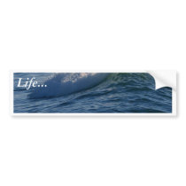 Wave Near Point Loma bumper stickers by lifesphere Wave Near Point Loma bumper stickers