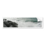 Wave On Cost Breaking Of Big Rocks Bumper Sticker