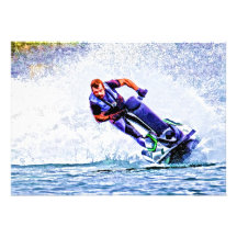 Wave Runner Spray Invites