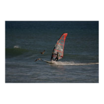 Wave sailor at Punta San Carlos, Baja, Mexico posters