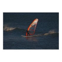 Wave sailor at Punta San Carlos posters