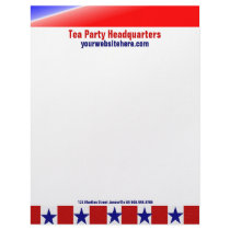 Wave the Flag - Customizable Customized Letterhead