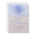 "Wave Upon the Sand" Wedding Invitation