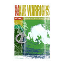Wave Warrior Poster posters by redposterboy Wave Warrior Poster posters