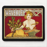 Waverley Cycles - Art Nouveau - Alphonse Mucha Mouse Mats