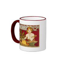Waverley Cycles - Art Nouveau - Alphonse Mucha mugs by MyOtherPlanet Waverley Cycles - Art Nouveau - Alphonse Mucha mugs