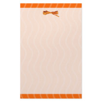 waves and bows stationery