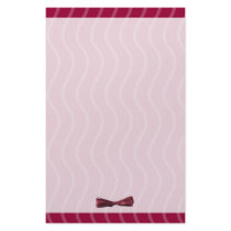waves and bows stationery