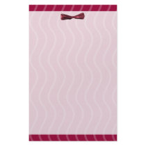 waves and bows stationery