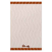 waves and bows stationery