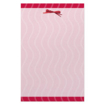 waves and bows stationery