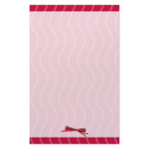 waves and bows stationery