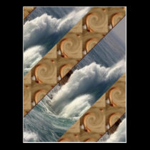 Waves and Sand postcards