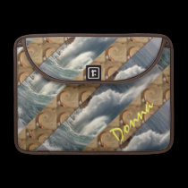 Waves and Sand macbook sleeves