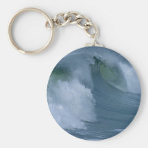 Waves At Ocean Beach Key Chain