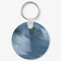 Waves At Ocean Beach keychains