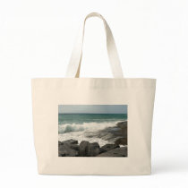 Waves Breaking Rocks bags