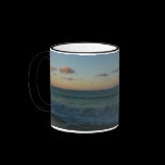 Waves Crashing at Sunset Mug