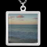 Waves Crashing at Sunset Necklace