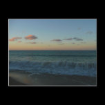Waves Crashing at Sunset Postcard