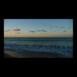 Waves Crashing at Sunset Print