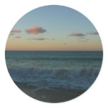 Waves Crashing at Sunset Sticker