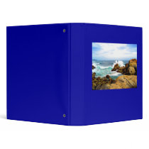Waves Crashing on Rocky Shore Binders