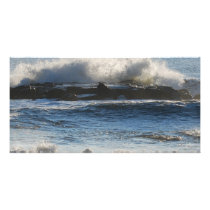 Waves Crashing photo cards by creative_eye Waves Crashing photo cards