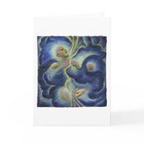 Waves Greeting Card by threesalamanders Waves Greeting Card