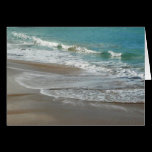 Waves Lapping on the Beach Card