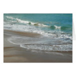 Waves Lapping on the Beach Card