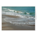 Waves Lapping on the Beach Card