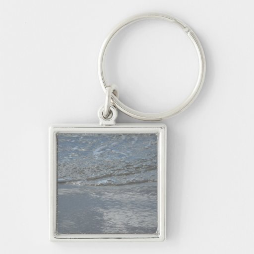 Waves Lapping on the Beach Keychain