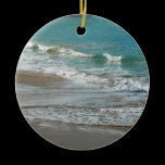 Waves Lapping on the Beach Ornament