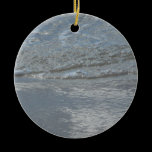 Waves Lapping on the Beach Ornament