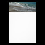 Waves Lapping on the Beach Stationery
