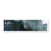 Waves Ocean bumper stickers by lifesphere Waves Ocean bumper stickers