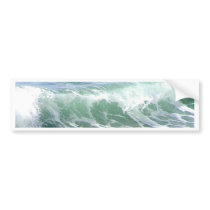 Waves Ocean Foam Water bumper stickers by lifesphere Waves Ocean Foam Water bumper stickers