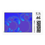 Waves of Angel Fish ~ Abstract Art Postage postage