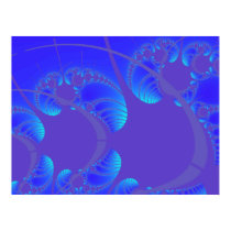 Waves of Angel Fish ~ Abstract Art Print