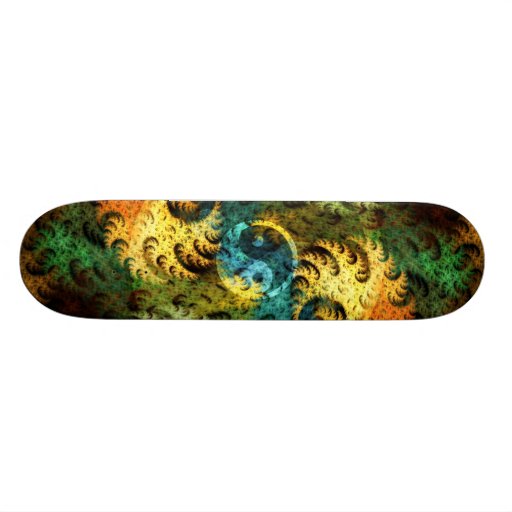 Waves of change - custom skateboard