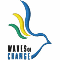 Waves of Change Embroidered Shirt embroidered shirts
