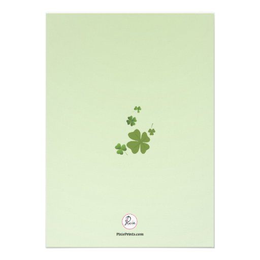 Waves of Clover Invitation