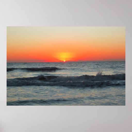 Waves Of Dawn Poster
