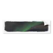 Waves of Green Light Bumper Stickers